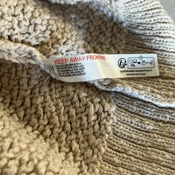 Free People Ainsley Sweater Mini in Wet Plaster Neutral size Small