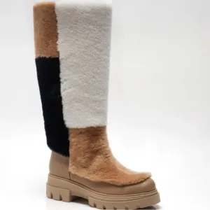 Free People Happy Thoughts Faux Fur Boots
