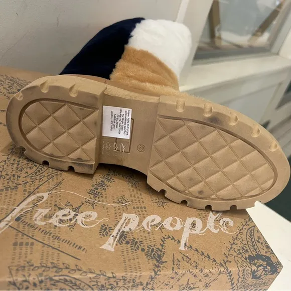 Free People Happy Thoughts Faux Fur Boots