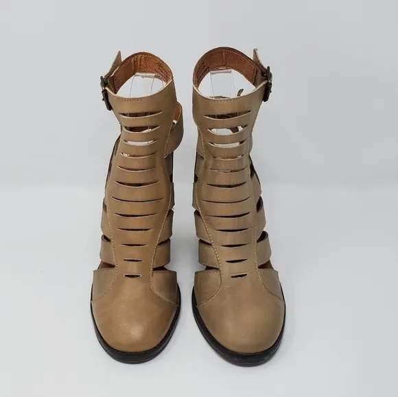 Free People Women Hayes Heel Boots Faded Khaki Women's Multi size New