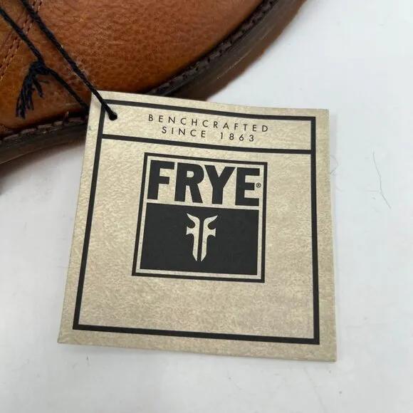 Frye Brown Leather Buckle Ankle Boots | Size 6.5