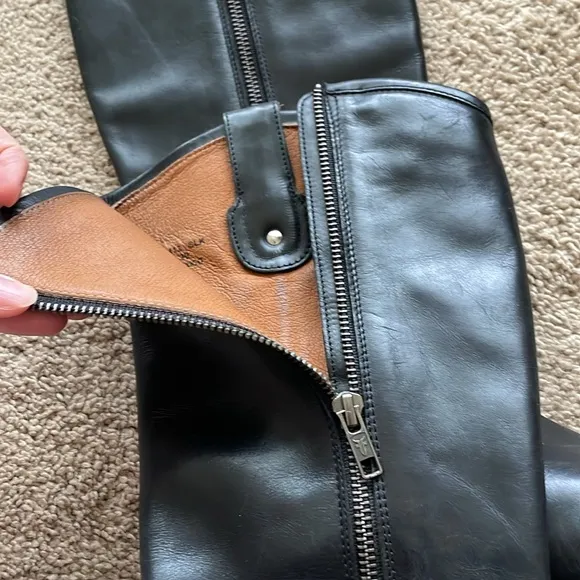 Frye Melissa Western Knee High Leather Riding Boots Wmn’s 6.5B Equestrian Barn
