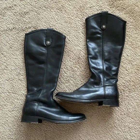 Frye Melissa Western Knee High Leather Riding Boots Wmn’s 6.5B Equestrian Barn