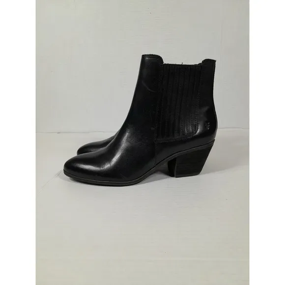 Frye Sandra Chelsea Boots for Women, Black Leather ( Women Sz 9.5