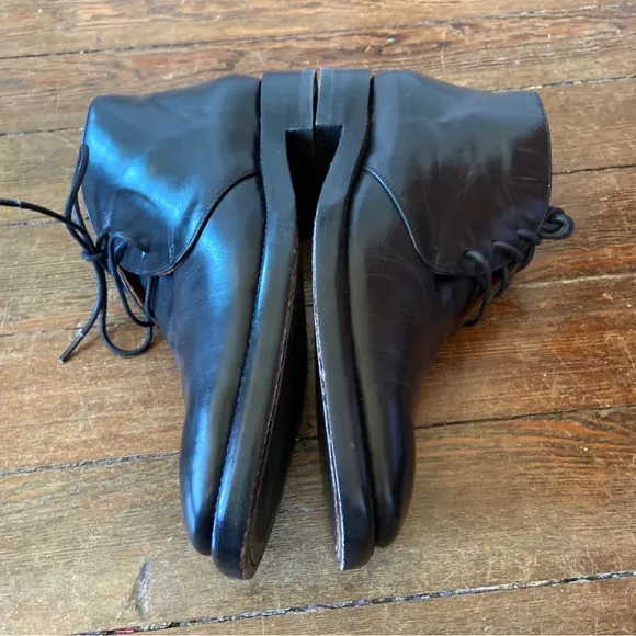 Frye Weston 3485042 BLK Men Black Leather Lace Up Chukka Ankle Boots Size 8