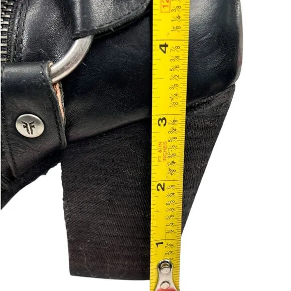 Frye Women’s Essa Black Leather Harness Riding Boot Size US 9.5