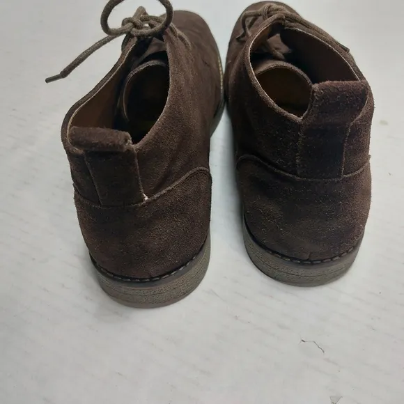 G H Bass &amp; Company Men Pearce Dark Brown Leather Chukka Boots Size 12D