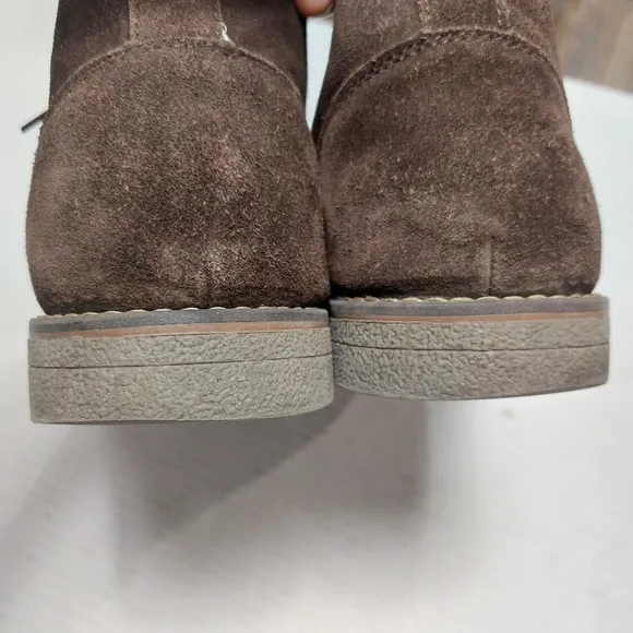 G H Bass &amp; Company Men Pearce Dark Brown Leather Chukka Boots Size 12D