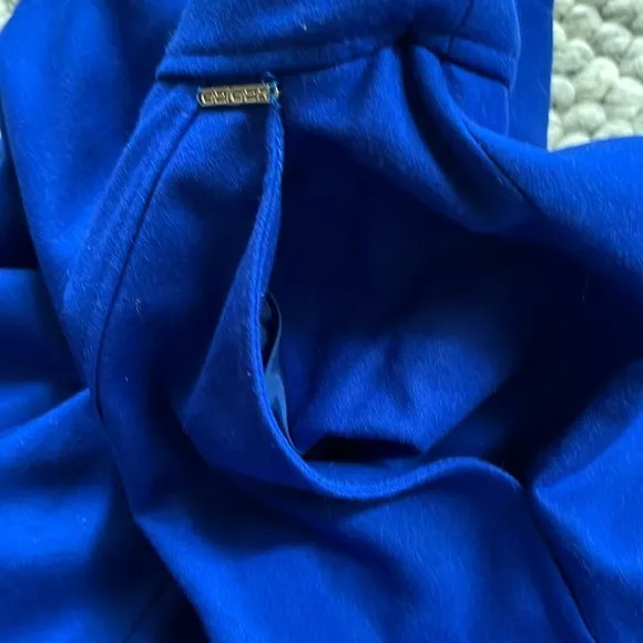 Geiger vintage classic royal blue wool circle skirt