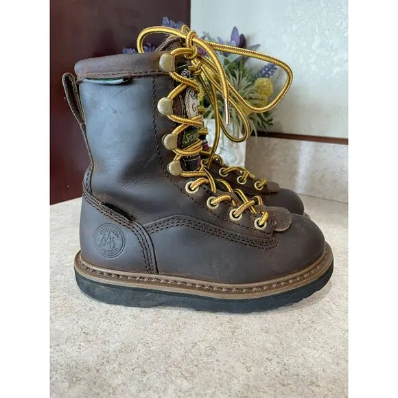 Georgia Boot Kids G2048 Sport &amp; Trail 400G Insulated Waterproof Leather Boots Si