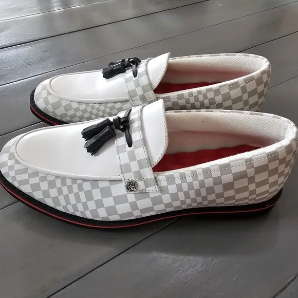 G/FORE Women's Tassel Leather Wateeproof Loafer Cruiser Golf Shoes Size 9