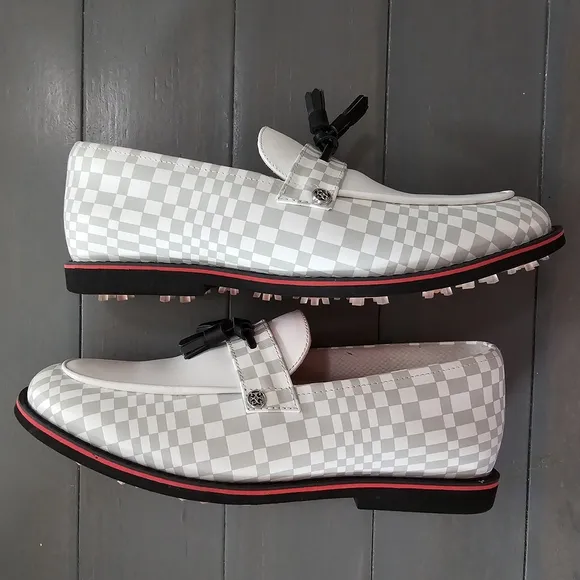 G/FORE Women's Tassel Leather Wateeproof Loafer Cruiser Golf Shoes Size 9