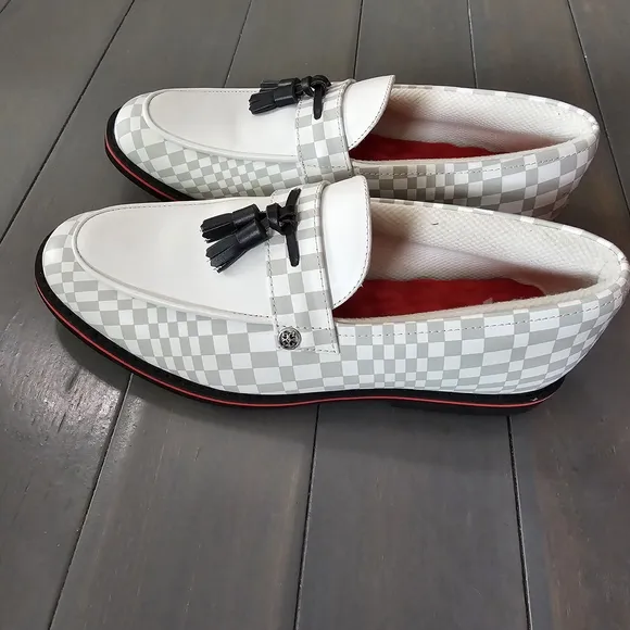 G/FORE Women's Tassel Leather Wateeproof Loafer Cruiser Golf Shoes Size 9