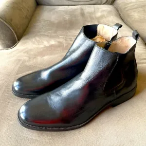 G.H. Bass &amp; Co Men's Ankle BootsBlack Leather Men's Chelsea Boots