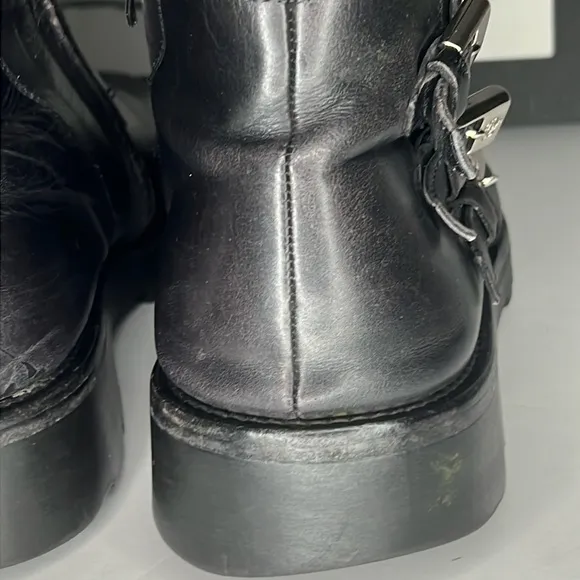 Gianni Versace Black Mens Chelsea Ankle Boots Mens Size 10.5