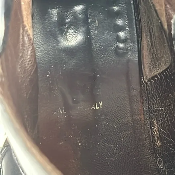 Gianni Versace Black Mens Chelsea Ankle Boots Mens Size 10.5