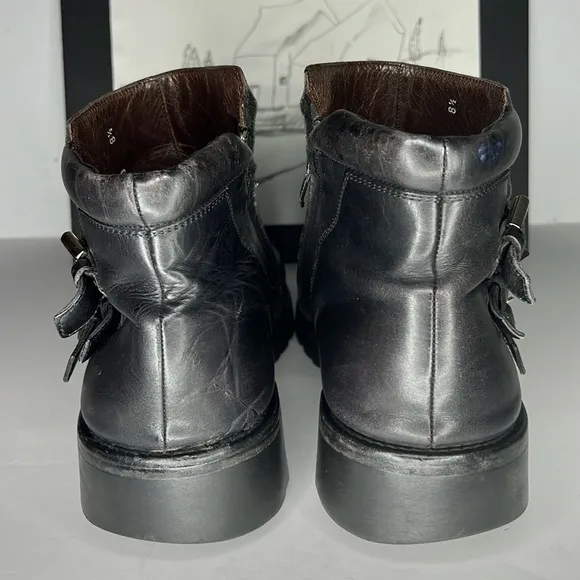 Gianni Versace Black Mens Chelsea Ankle Boots Mens Size 10.5
