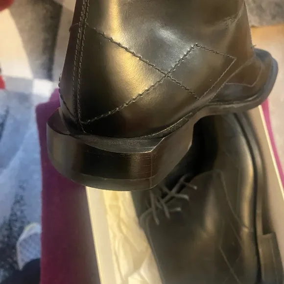 Gianni Versace men boots size 9 black Pristine