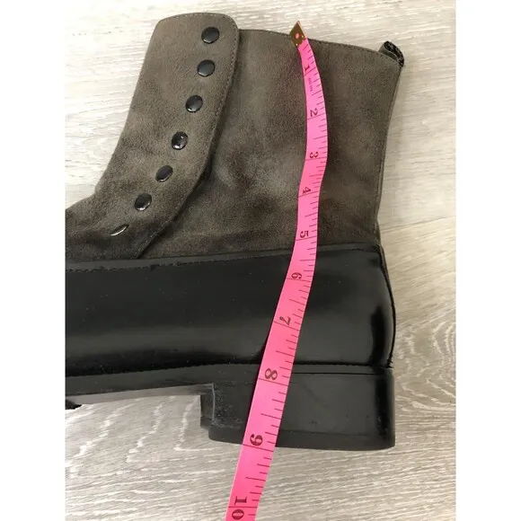 Giorgio Brutini 155971-8 Men US 12M Black Genuine Leather Square Toe Ankle Boots