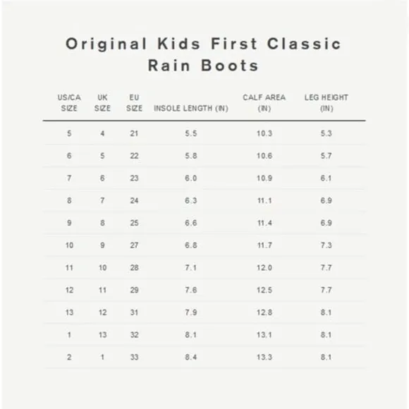 Girls Hot Pink Hunter Boots Original Kids Gloss US Size 5G