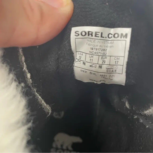 Girls Sorel winter boots shoes 12