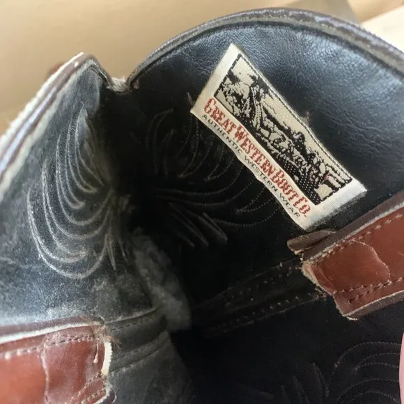 Great Western Boot Co.  Cowboy Western Boots - Men Size 12EE-made in USA vintage