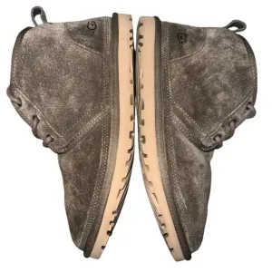 {GUC UGG Neumel Chukka Suede Boots Fur in Euculyptus Spray Womens Size 8}