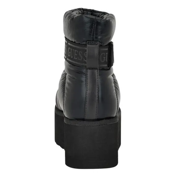 Guess Women's Jilona Platform Cold Weather Quilted Puffer Boots Black Size 8