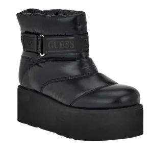 Guess Women's Jilona Platform Cold Weather Quilted Puffer Boots Black Size 8