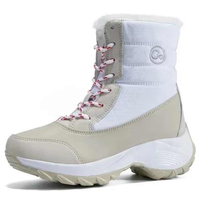 HARENC Women Snow Boots Winter Shoes for Women Waterproof Booties