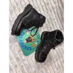 Harley-Davidson Mens 8 Womens 10 Bonham Black Motorcycle Boots (D) BHFO 0551 EUC