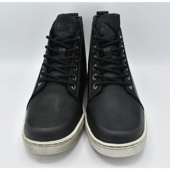 Harley Davidson Mens Size 9 Merton HD Logo Black Leather Motorcycle Boots D93660