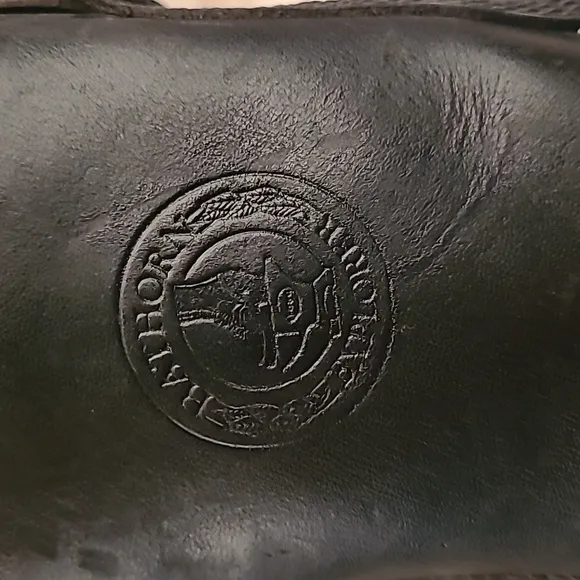 HATHORN‎ EXPLORER H7809 Black Leather Mens 8.5 D Outdoor Smokejumper Boots RARE
