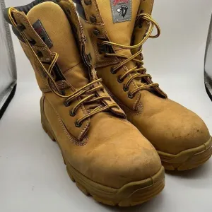 Herman survivors steel toe leather upper Preowned boots- mens 7
