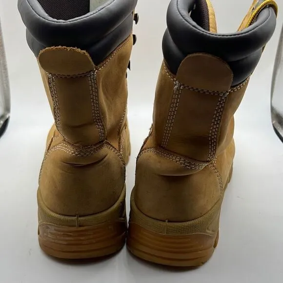 Herman survivors steel toe leather upper Preowned boots- mens 7