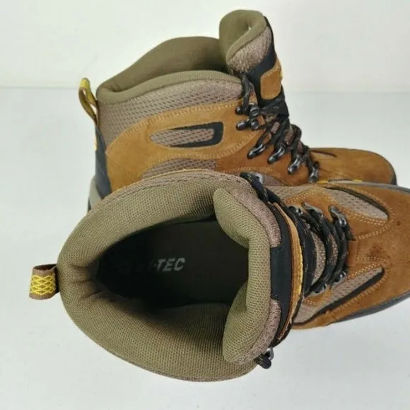 Hi-Tec Hiking Boots Waterproof Suede Men's Size 10W