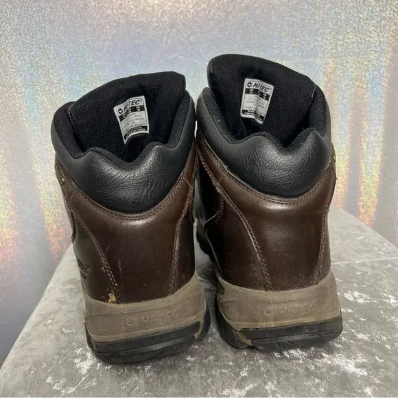 Hi-Tec waterproof boots working brown work boots shoes black dri-tech altitude