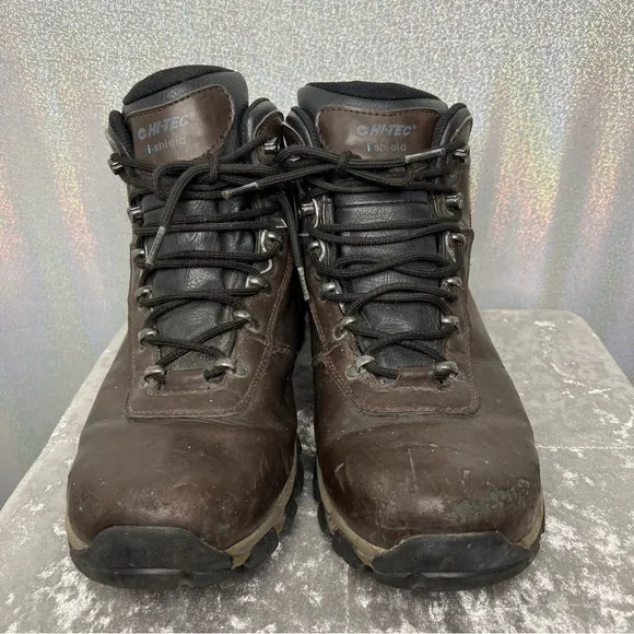 Hi-Tec waterproof boots working brown work boots shoes black dri-tech altitude
