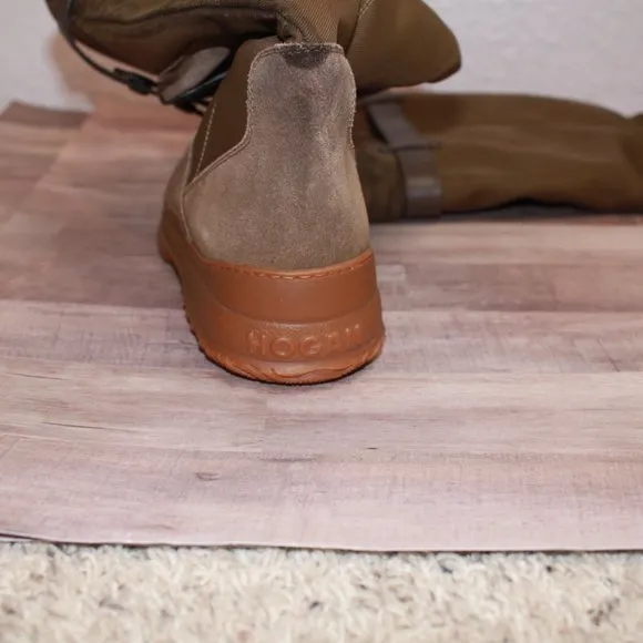 Hogan Brown Winter &amp; Rain Boots sz 7.5