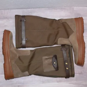 Hogan Brown Winter &amp; Rain Boots sz 7.5