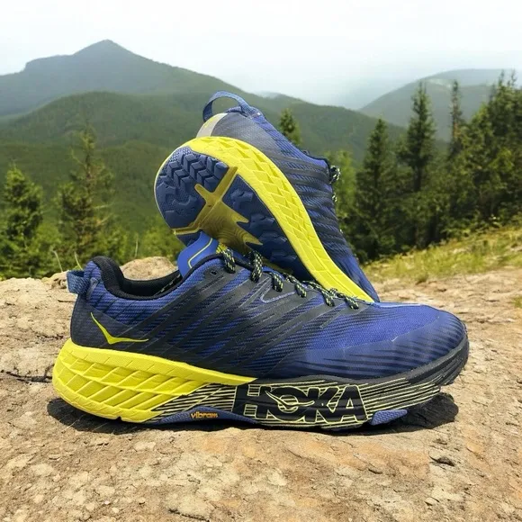 Hoka One One Speedgoat 4 Blue - 1106525-BIEP Men’s Size 12.5E