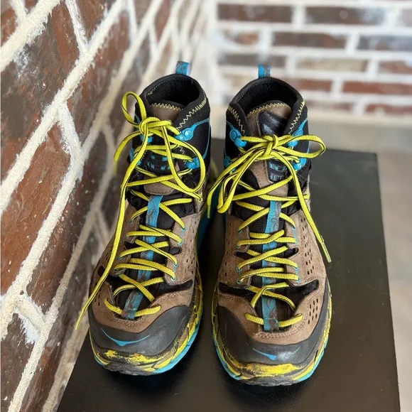 hoka Tor Ultra Hi Waterproof Hiking Boots Men's Size 8.5