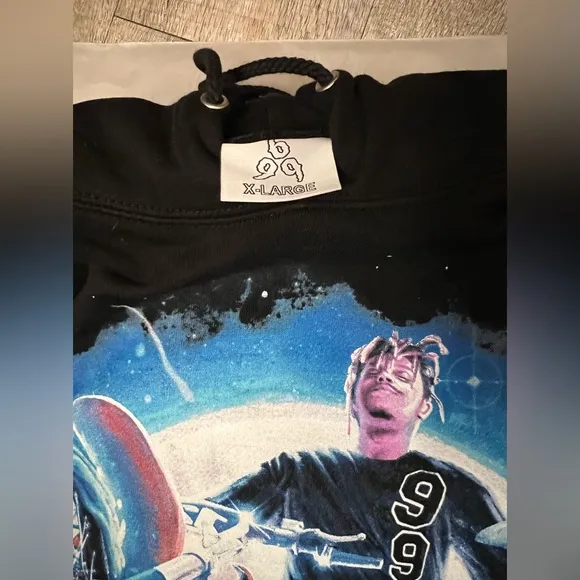 Hoodie Juice Wrld Black Moon 999 club XL *READ*