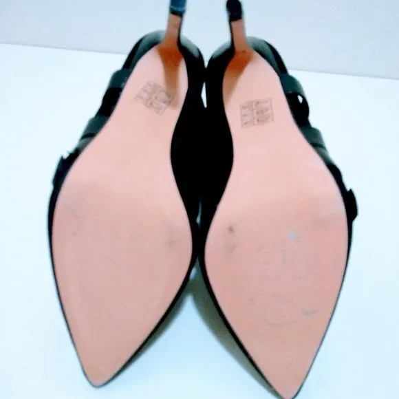 HP🌟 CATHERINE MALANDRINO POINTED STILETTO STRAP BOOTS SIZE 7.5