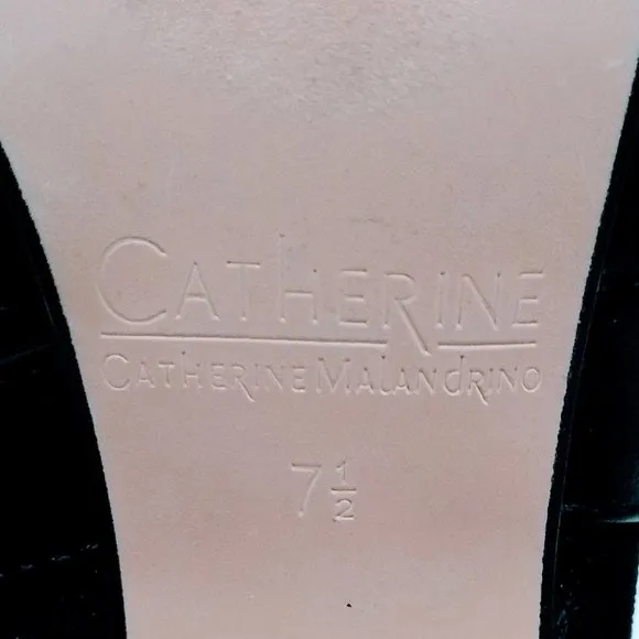 HP🌟 CATHERINE MALANDRINO POINTED STILETTO STRAP BOOTS SIZE 7.5