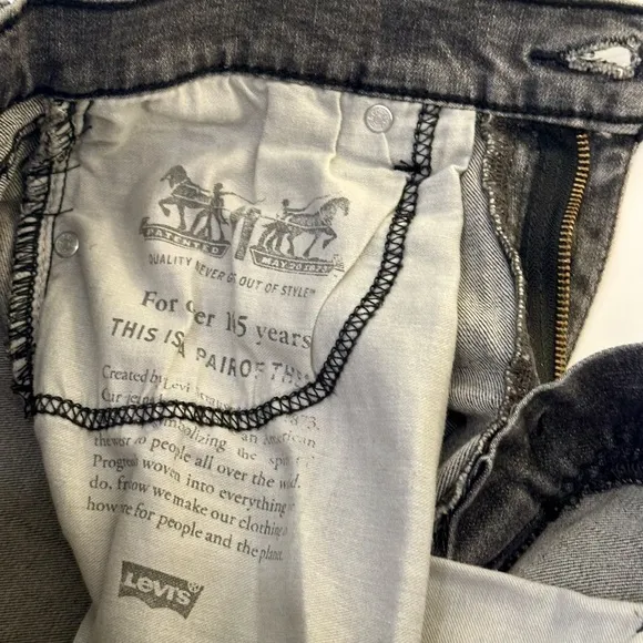 🌟HP🌟Levi’s 510 Skinny Gray Denim Jeans 30 x 32 Sustainably Made