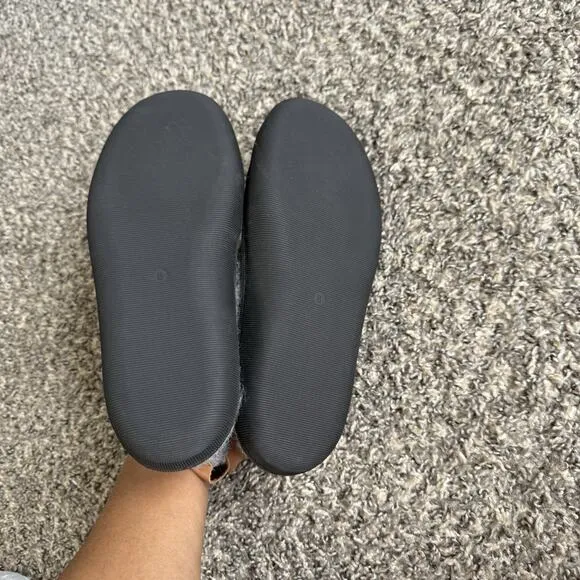 Huckberry Greys Wool Indoor Outdoor Slipper Boots Rubber Sole Mens 8 Gray New