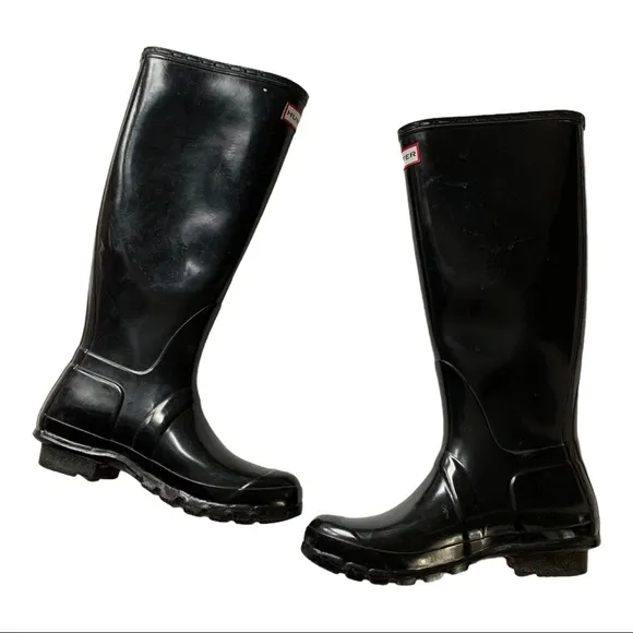 Hunter Black Winter and Rain Boots
