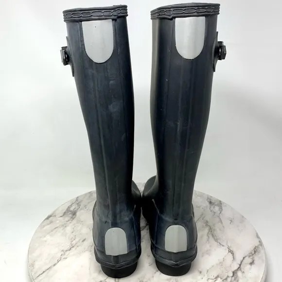 Hunter Classic Tall Rubber Rain Boots 4-Youth 5/36-WNS Equestrian Preppy Neutral