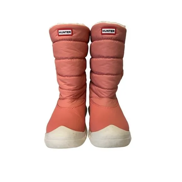 Hunter Kids Girls Intrepid Insulated Tall Vegan Snow Boots Size 1.5 US girls